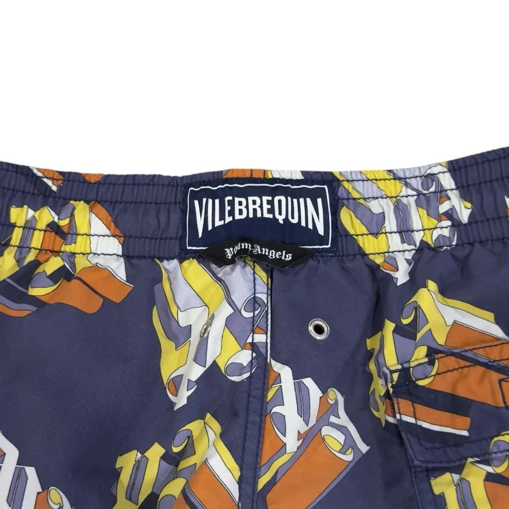Vilebrequin x Palm Angels Men's Medium Geometric PA Monogram Logo 5